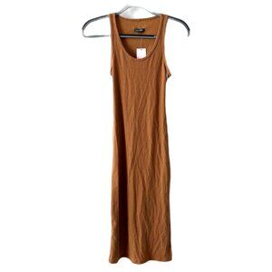 Wild Fable Back Cutout Ribbed Midi Tank Dress